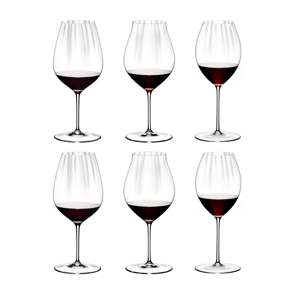 RIEDEL: Juego 6 copas Performance (Cabernet, Pinot Noir, Syrah)