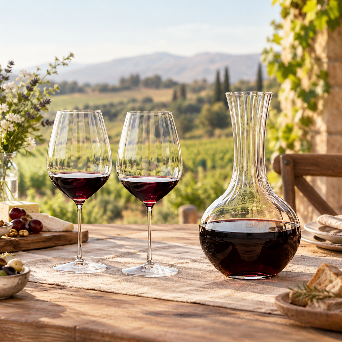 PACK RIEDEL PERFORMANCE SET 2 COPAS CABERNET + DECANTADOR