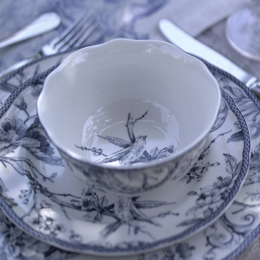 PREVENTA: Juego de porcelana 24 piezas Adelaide Blue