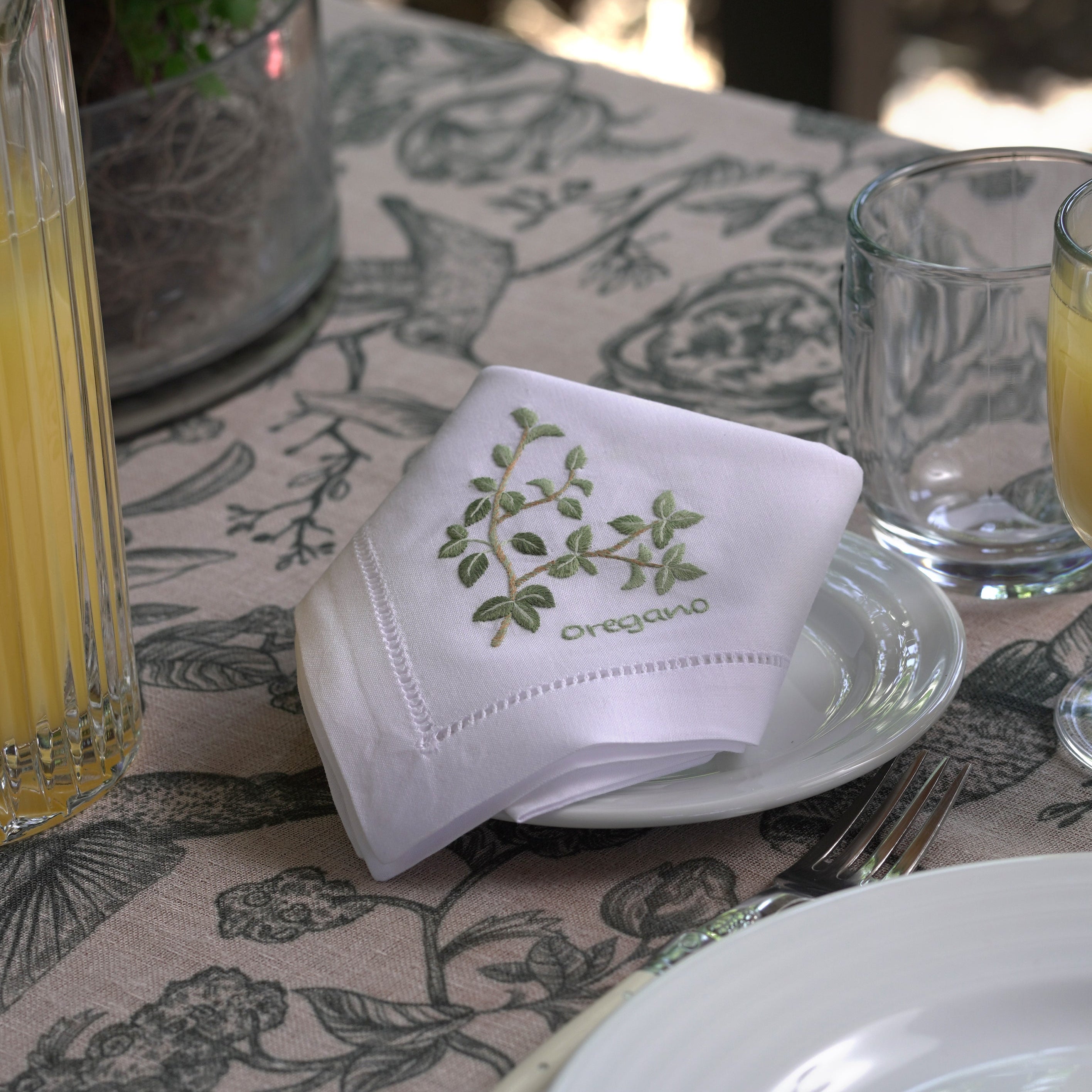 KLAPP: SET 6 SERVILLETAS HIERBAS