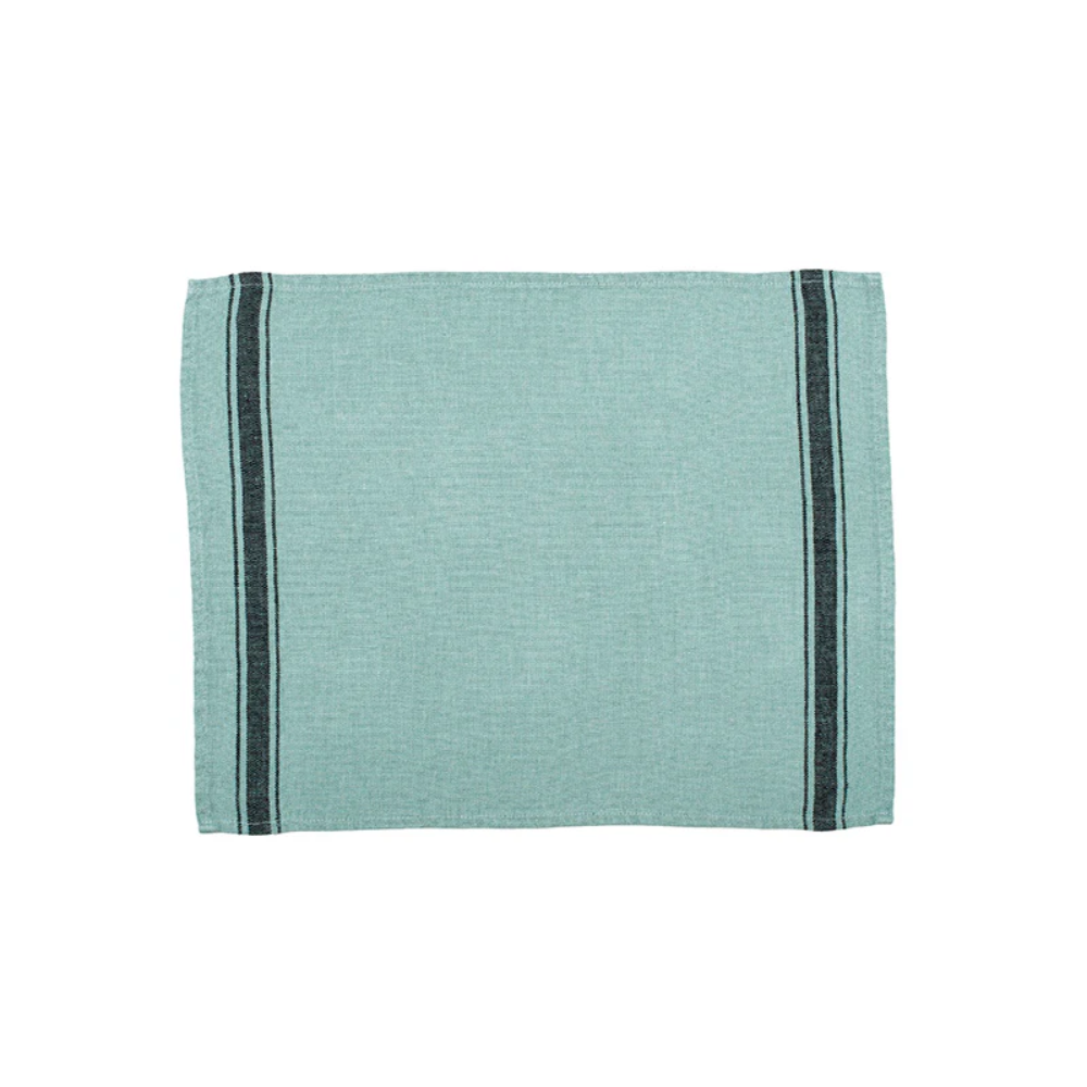 SET 6 SERVILLETAS/INDIVIDUALES LINO OLBIA CELADON