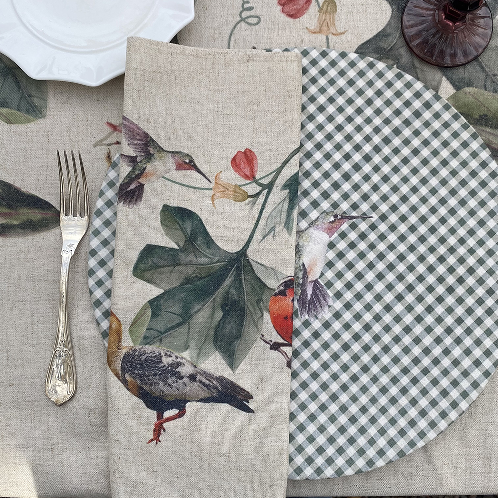 TUYO PRINT: SET 4 SERVILLETAS COLCHAGUA