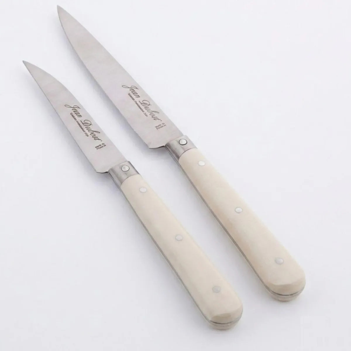 Set 2 Cuchillos Pom Blanco Jean Dubost