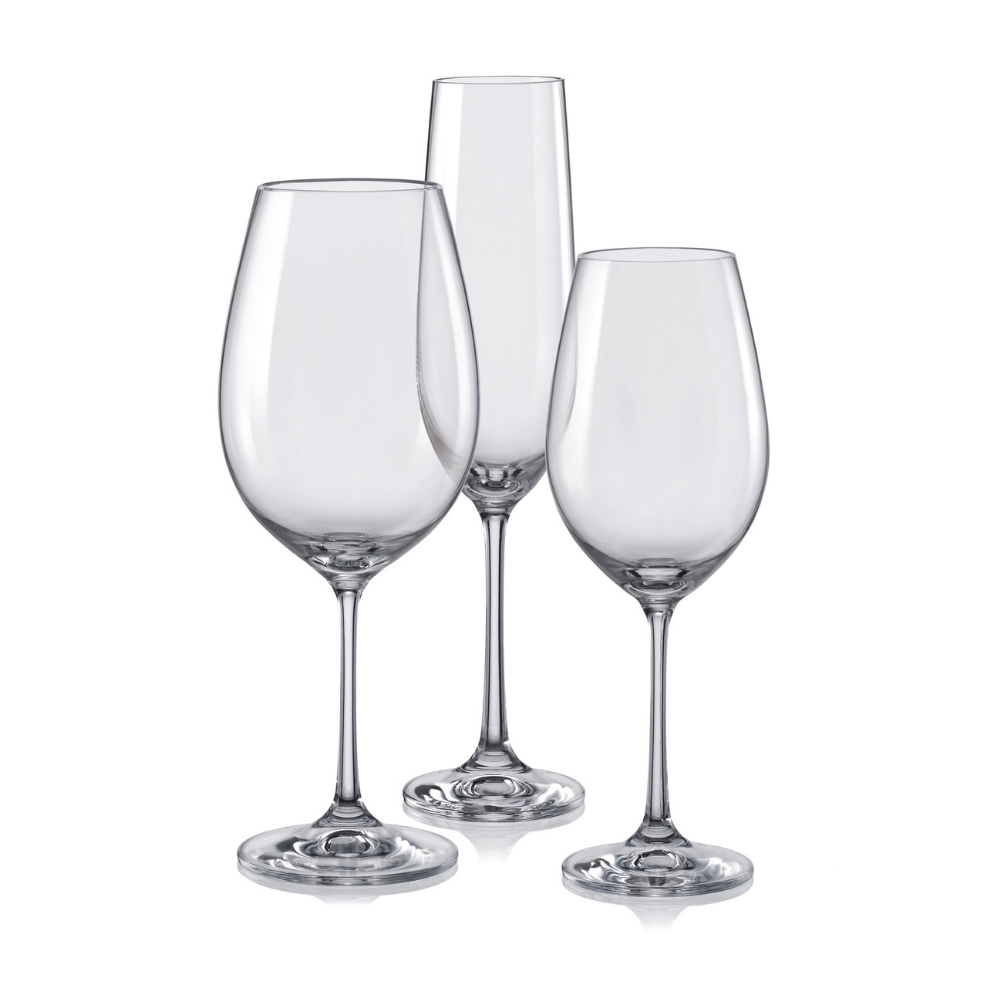 CRYSTALEX JUEGO COPAS VIOLA 12 PERSONAS