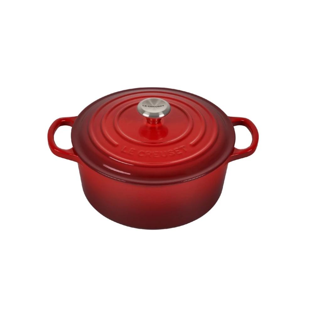 OLLA COCOTTE REDONDA 22cm CEREZA