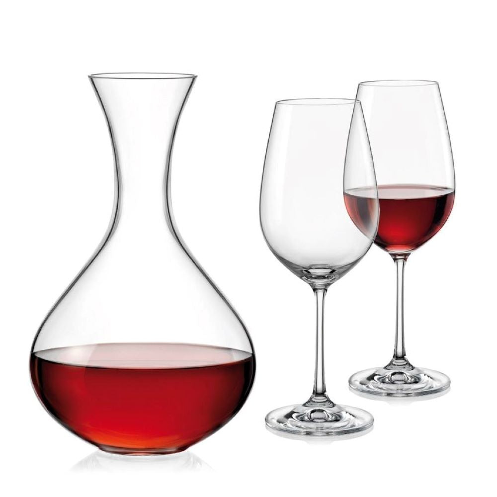 CRYSTALEX SET 3 PIEZAS VIOLA