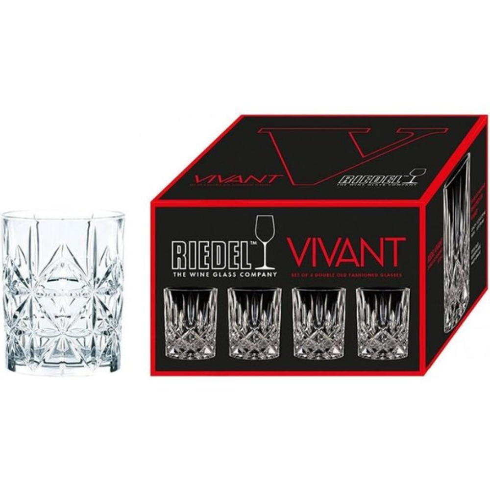 RIEDEL VIVANT SET 4 VASOS DOBLE OLD FASHION