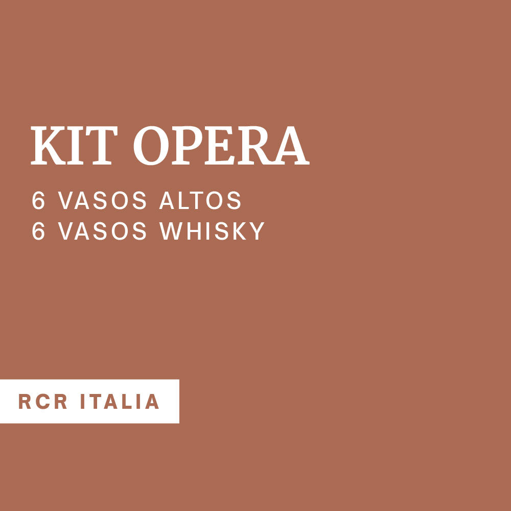 RCR JUEGO VASOS OPERA 6 PERSONAS