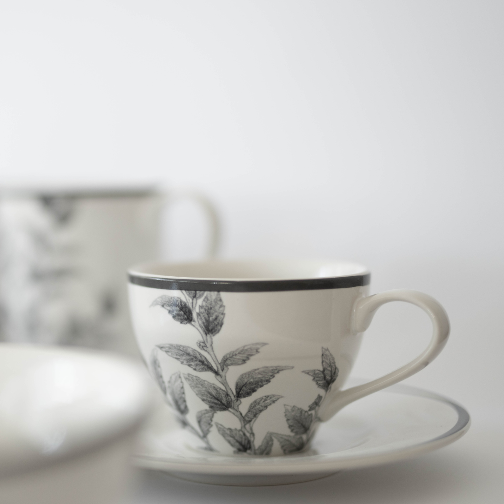 SET 6 TAZAS DE PORCELANA COIHUE