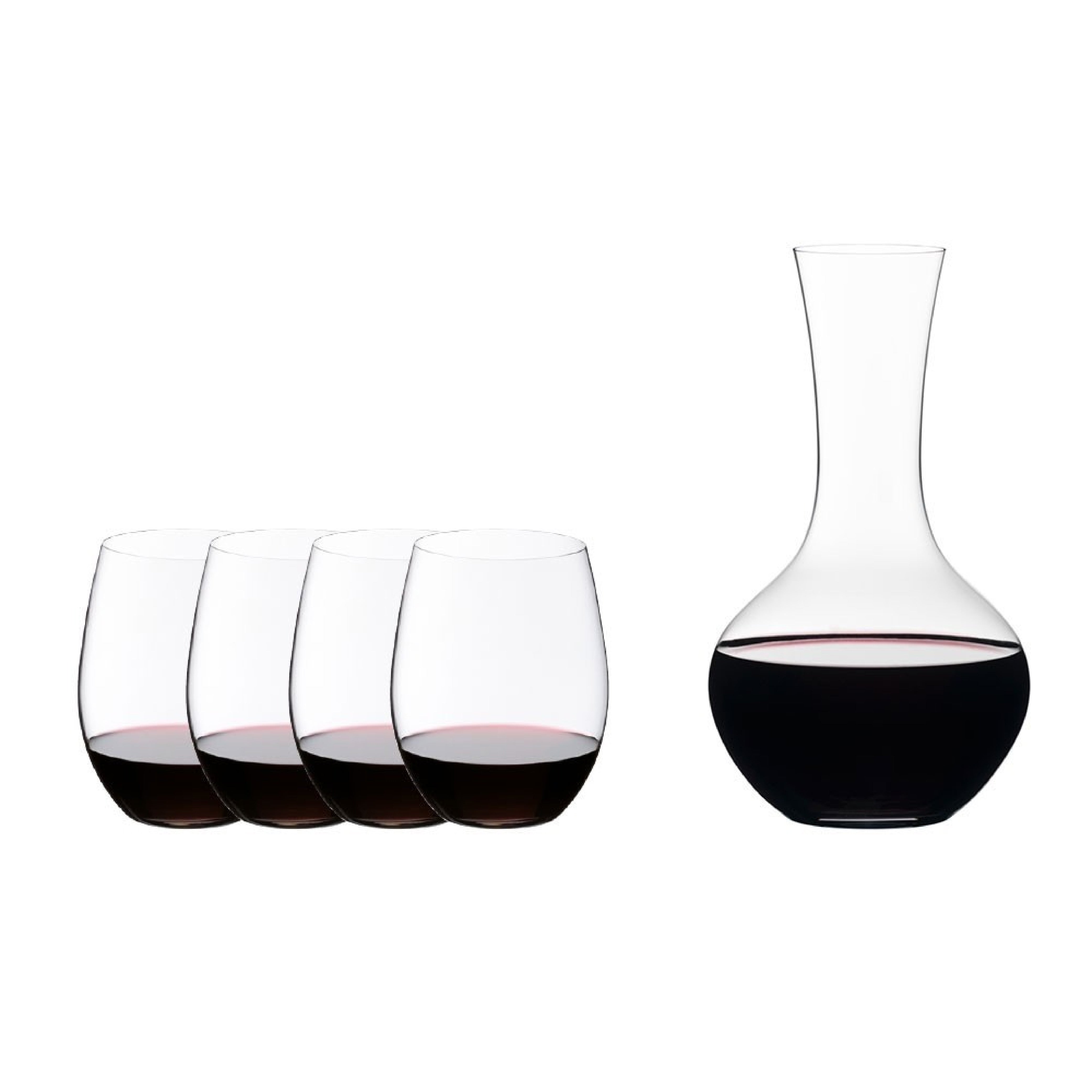 RIEDEL 'O' SET 4 COPAS MÁS DECANTADOR
