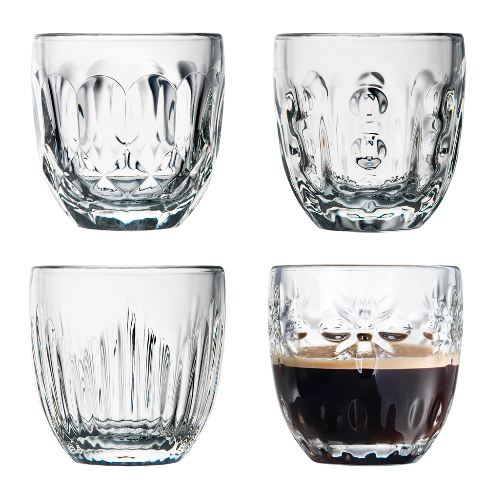 SET 4 VASOS EXPRESSO TROQUET