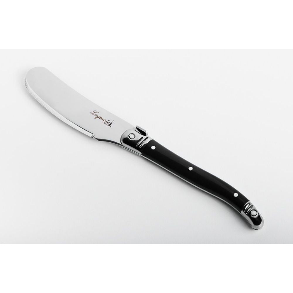 LAGUIOLE MINI CUCHILLO MANTEQUILLA NEGRO - GRANEL