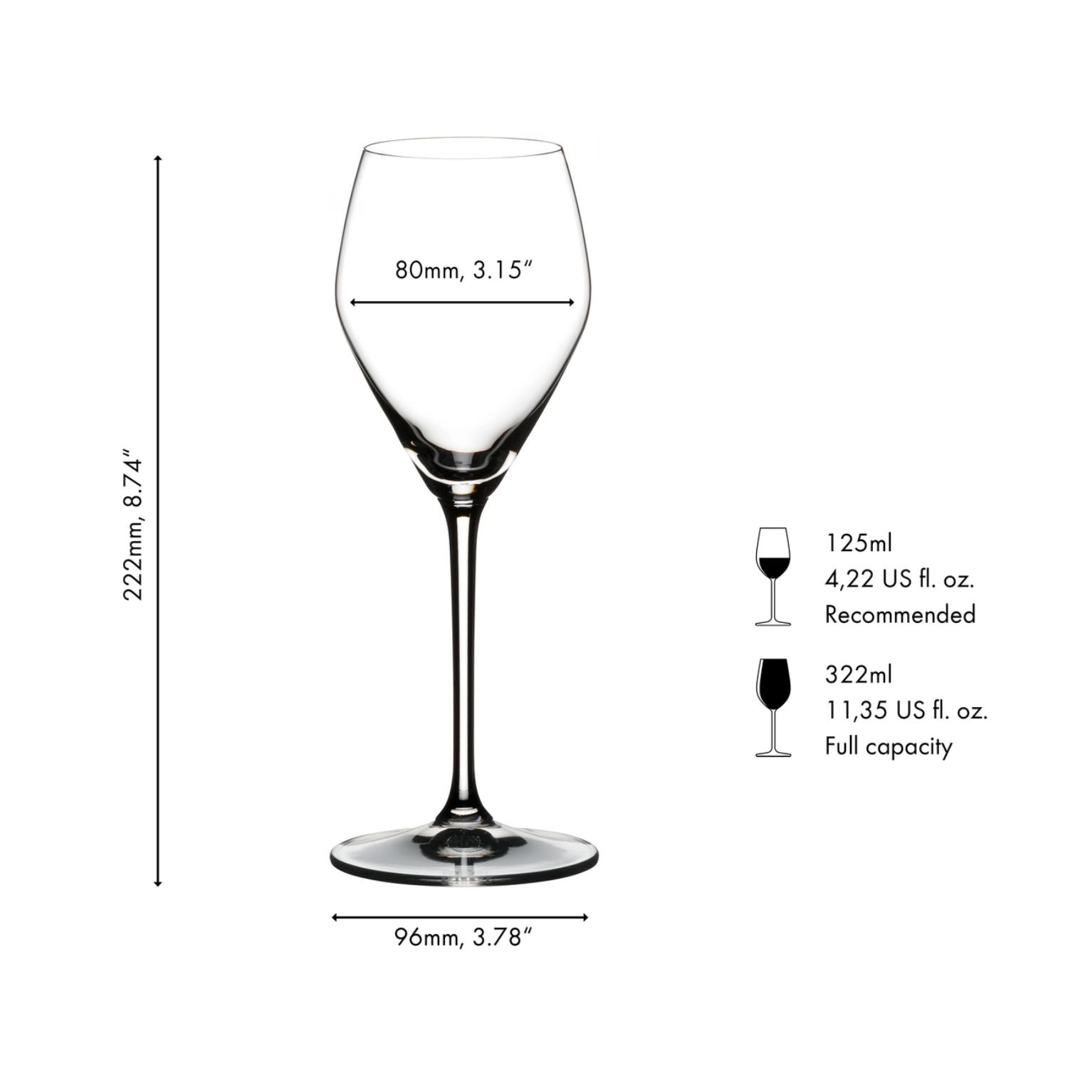 Set de 4 Copas Prosecco Riedel