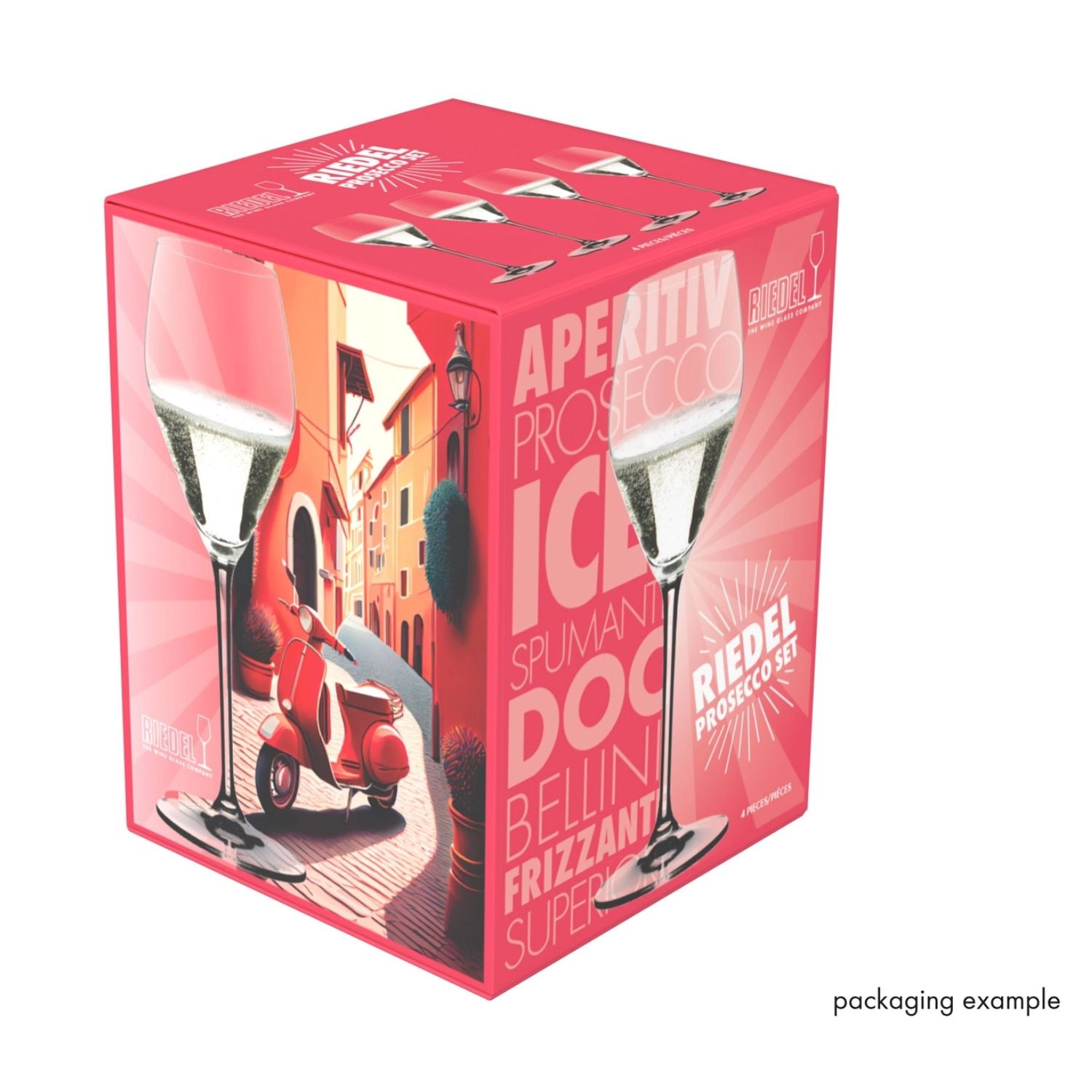 Set de 4 Copas Prosecco Riedel