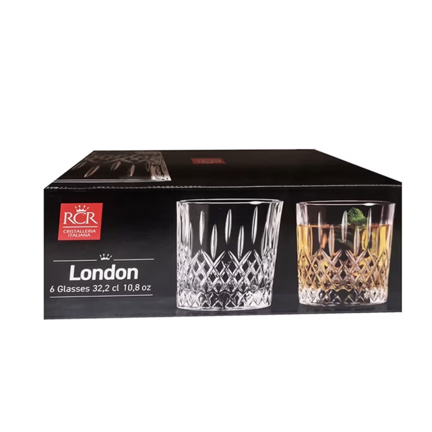 Set 6 Vasos Para Whisky London RCR