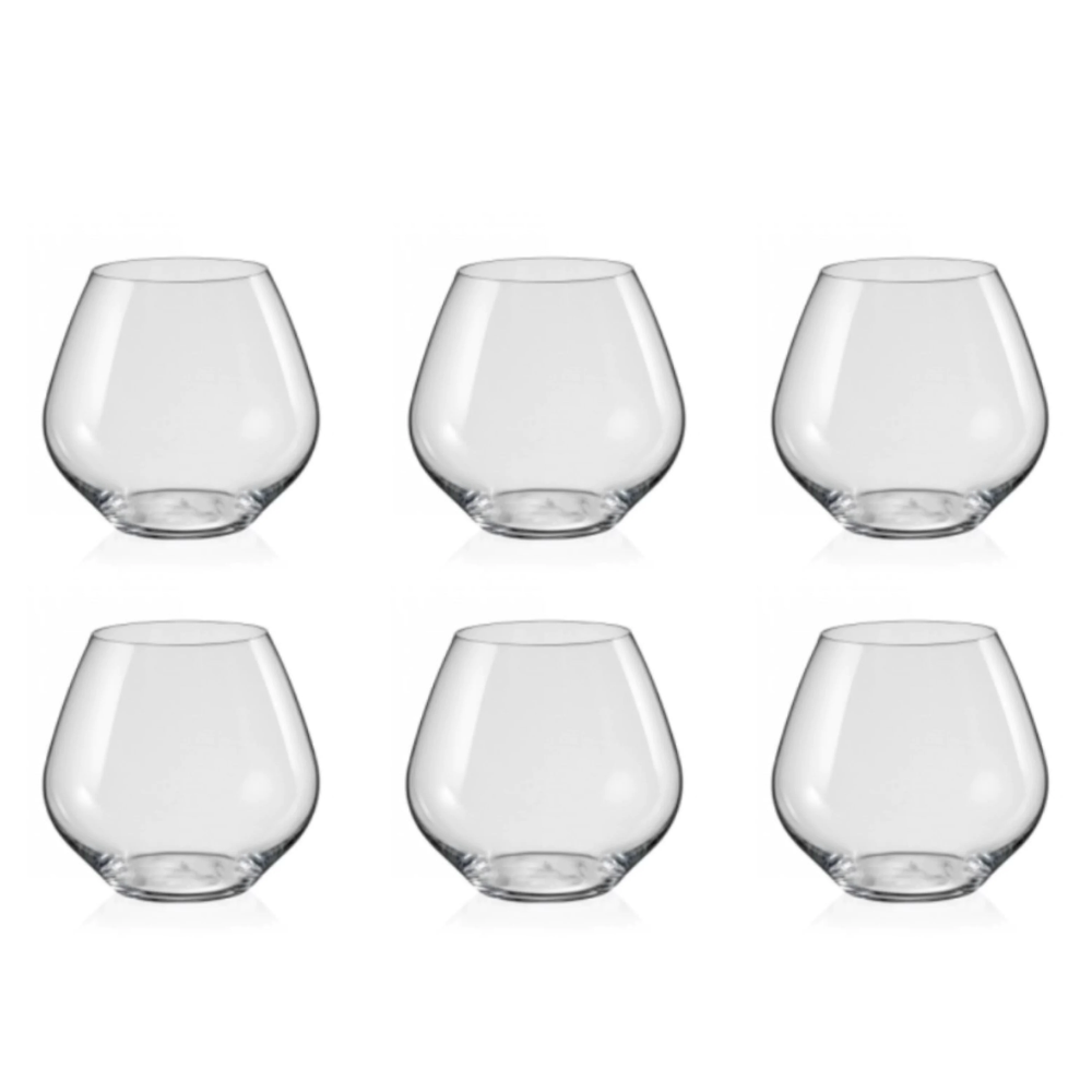 CRYSTALEX SET 6 VASOS AMOROSO 440 cc
