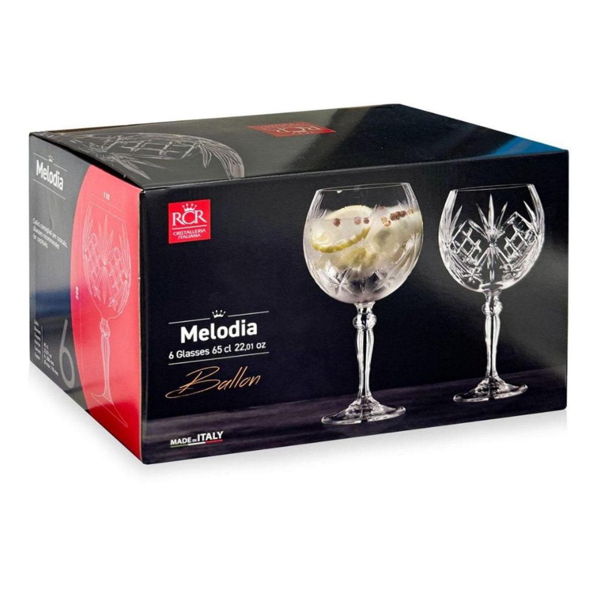 Set de 6 Copas Gin / Aperol Melodia RCR
