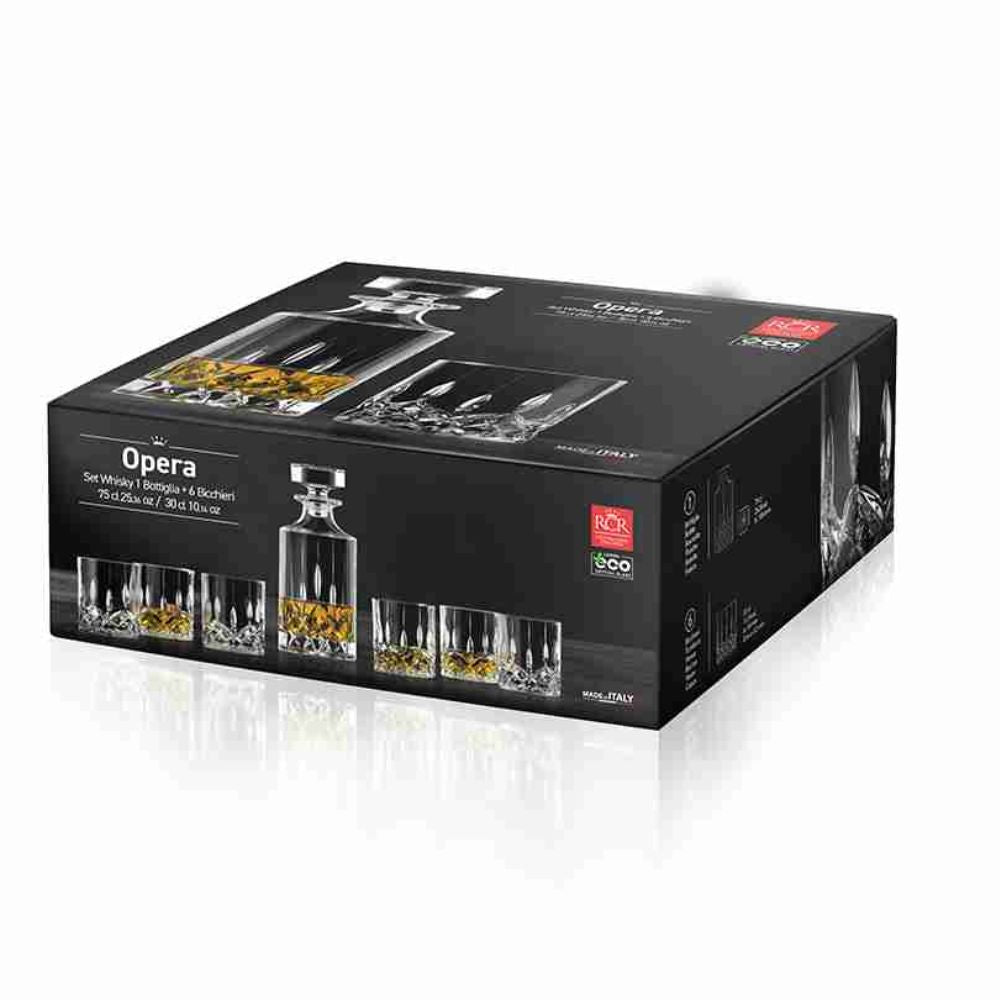 RCR SET DE 7 PIEZAS WHISKY OPERA