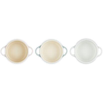 Le Creuset: Set de 3 Mini Cocotte 10cm Sunflower