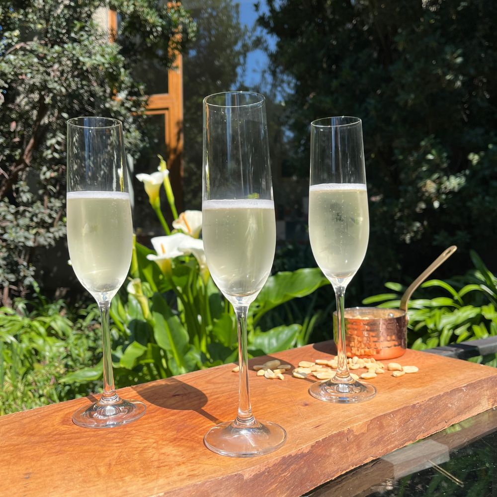 CRYSTALEX SET 6 COPAS CHAMPAGNE VIOLA