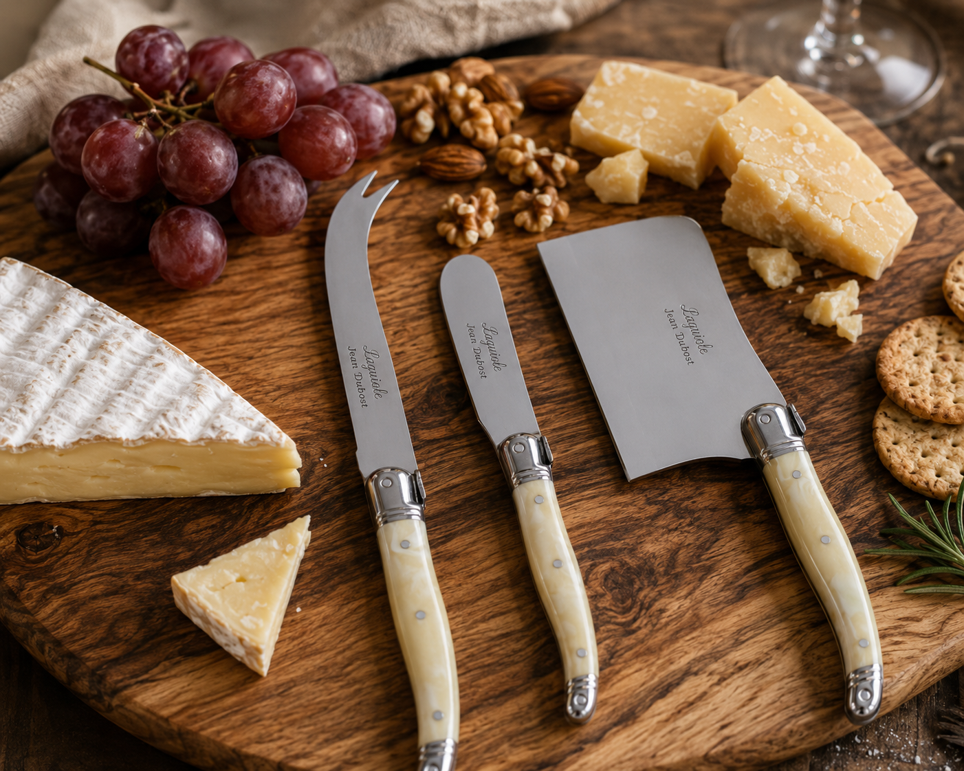 Set de 3 Cuchillos para Queso Laguiole Jean Dubost