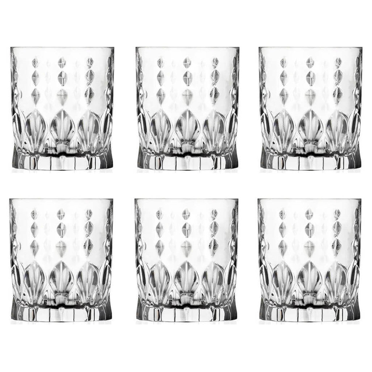 RCR SET 6 VASOS WHISKY MARILYN