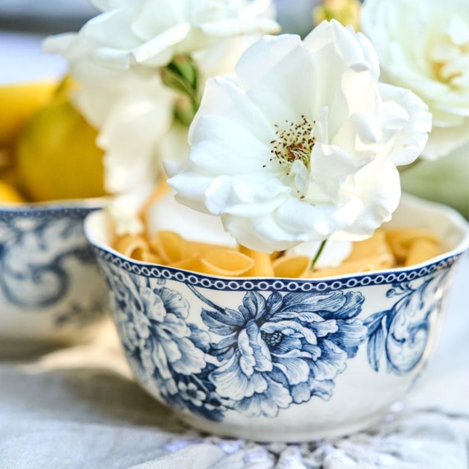 Vajilla de Porcelana 24 Piezas Adelaide Blue Klapp