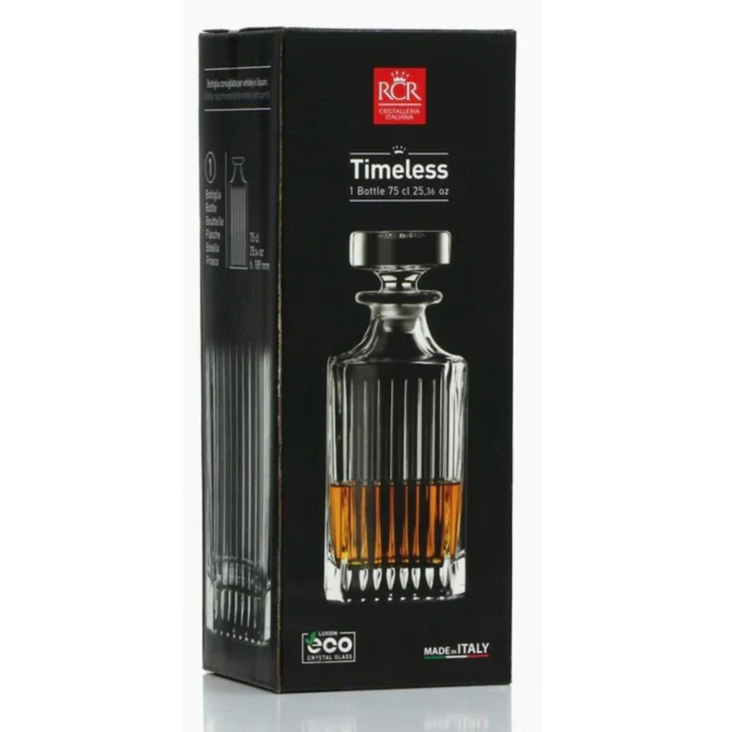 Botella de Whisky Cuadrada Timeless RCR