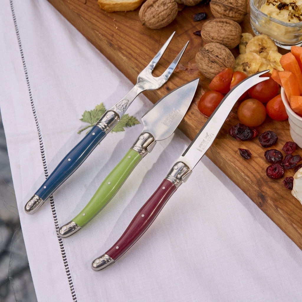 LAGUIOLE SET 3 PIEZAS APERITIVO (2 Cuchillos + 1 Tenedor)