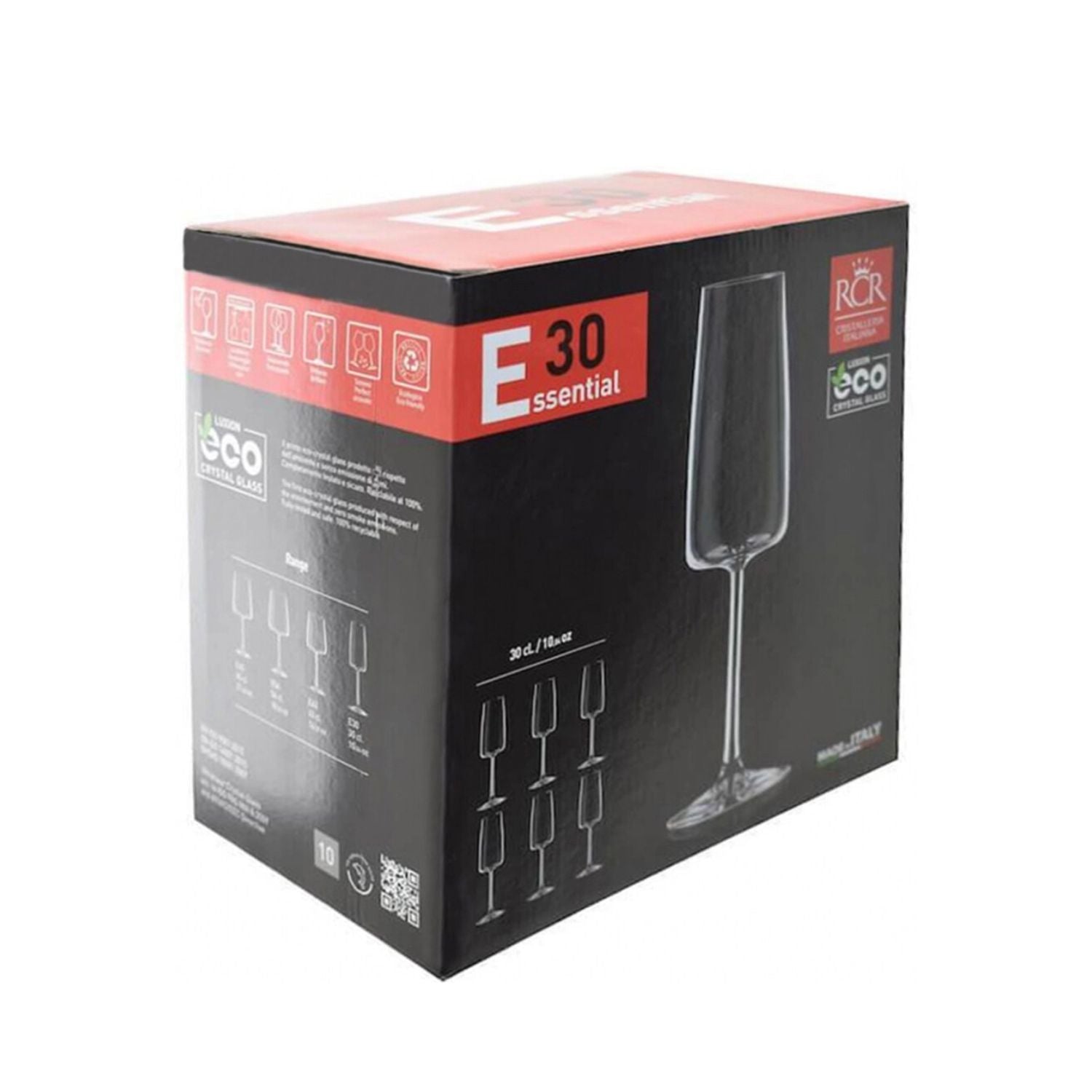 RCR SET 6 COPAS CHAMPAGNE ESSENTIAL E30