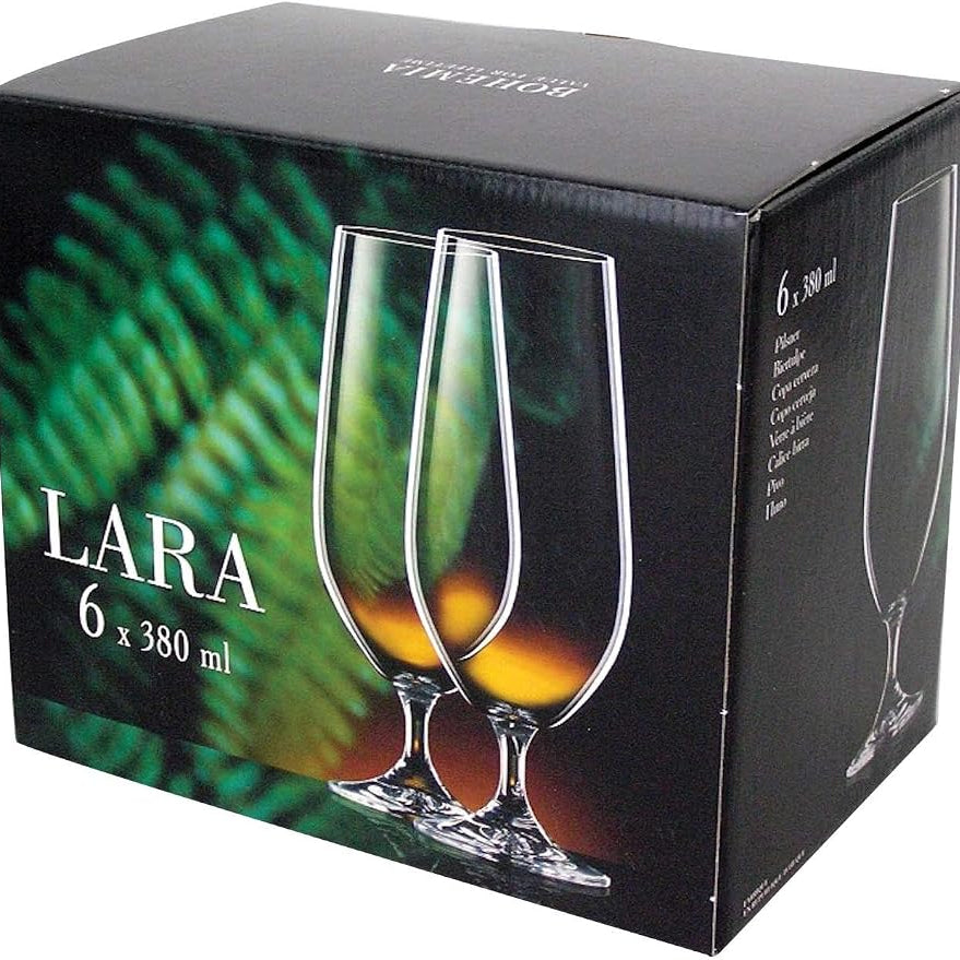 Set 6 copas Lara Cerveza  - Crystalex