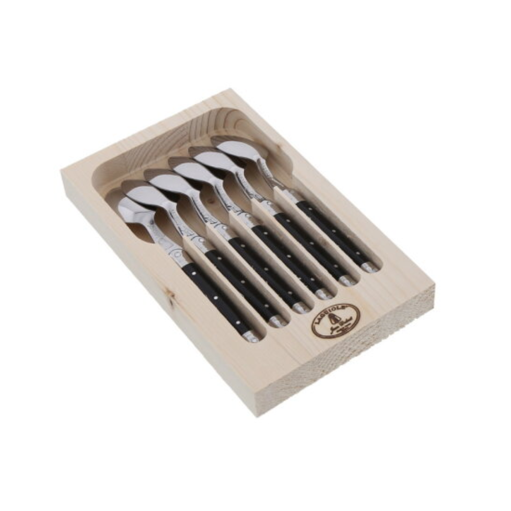 LAGUIOLE SET 6 CUCHARITAS IVORY