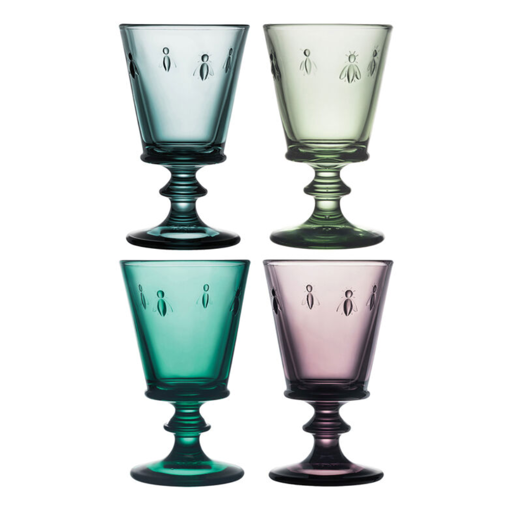 SET 4 COPAS ABEJA COLORES