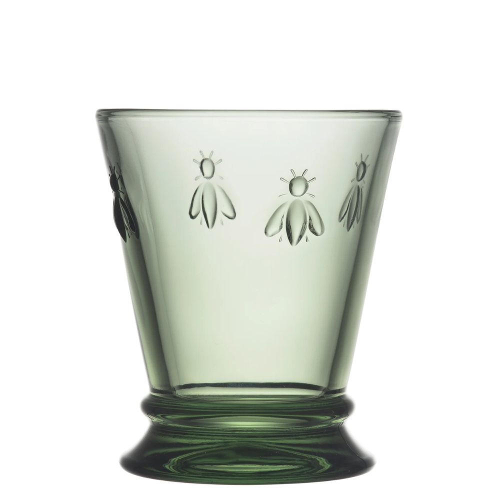 SET 4 VASOS ABEJA COLORES