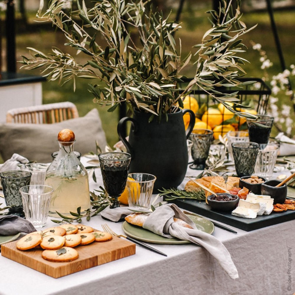 LA ROCHERE: SET 6 COPAS LYONNAIS GRIS