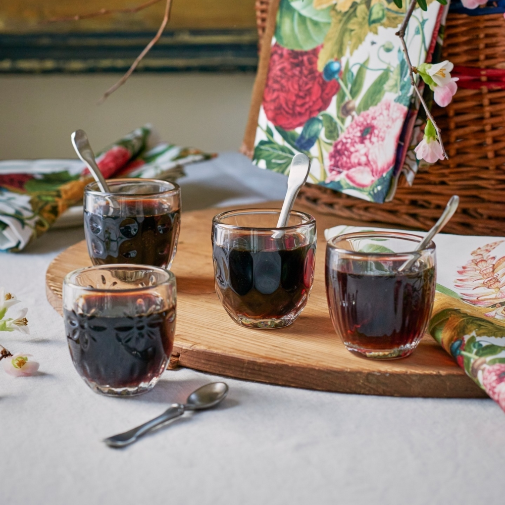 SET 4 VASOS CAPUCCINO TROQUET