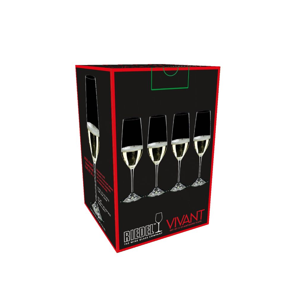 RIEDEL VIVANT SET 4 COPAS FLAUTA