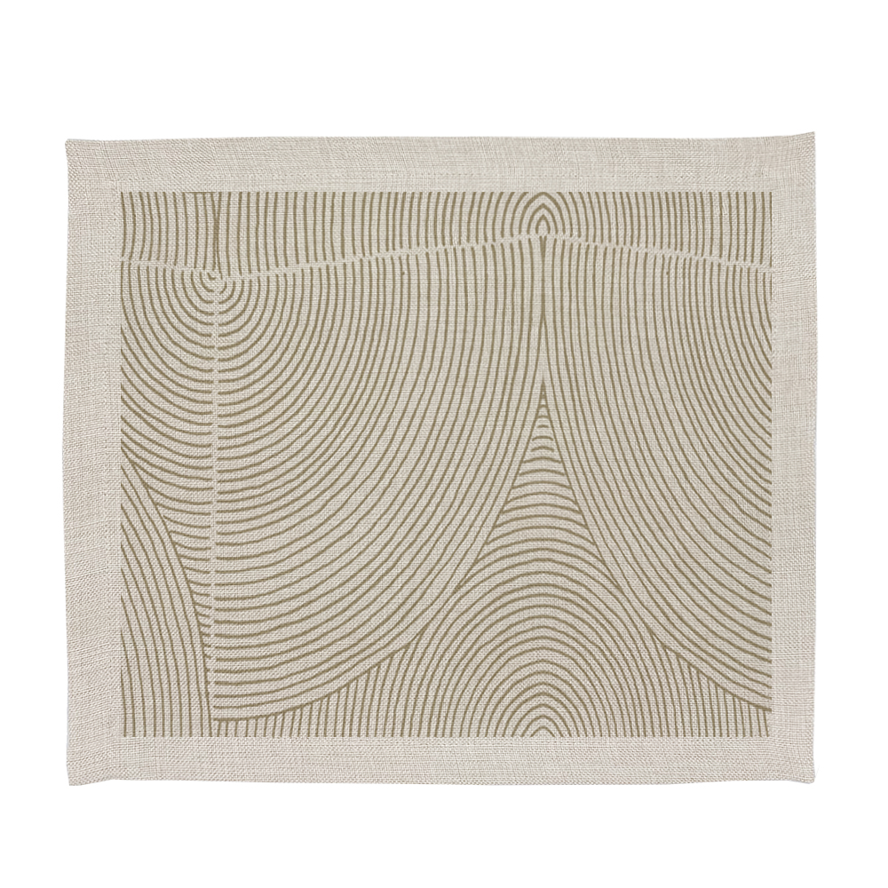 Set de 4 Individuales Taupe Tuyo Print