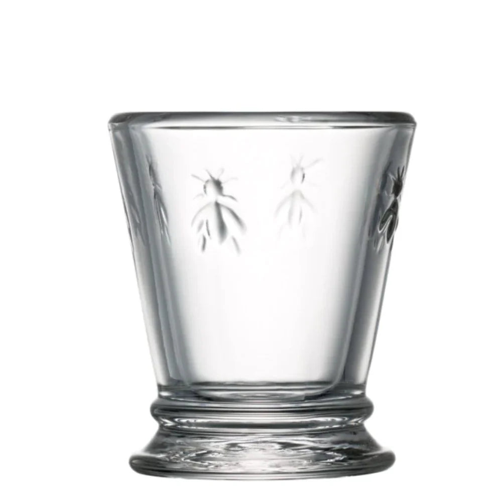 Pack set 6 Copas + 6 Vasos Abeja Transparente