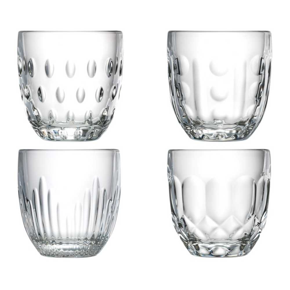 SET 4 VASOS CAPUCCINO TROQUET
