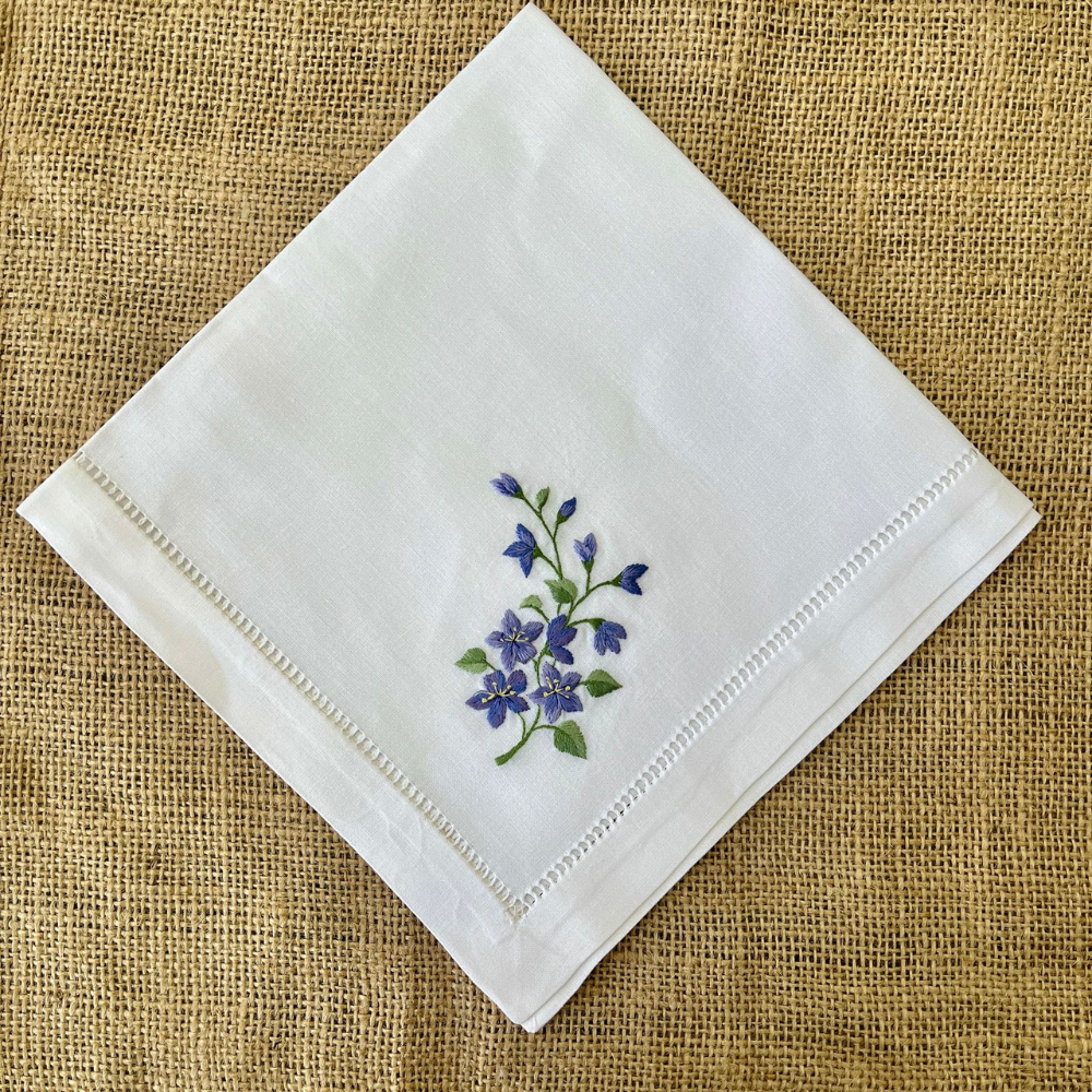 SET 6 SERVILLETAS FLORES