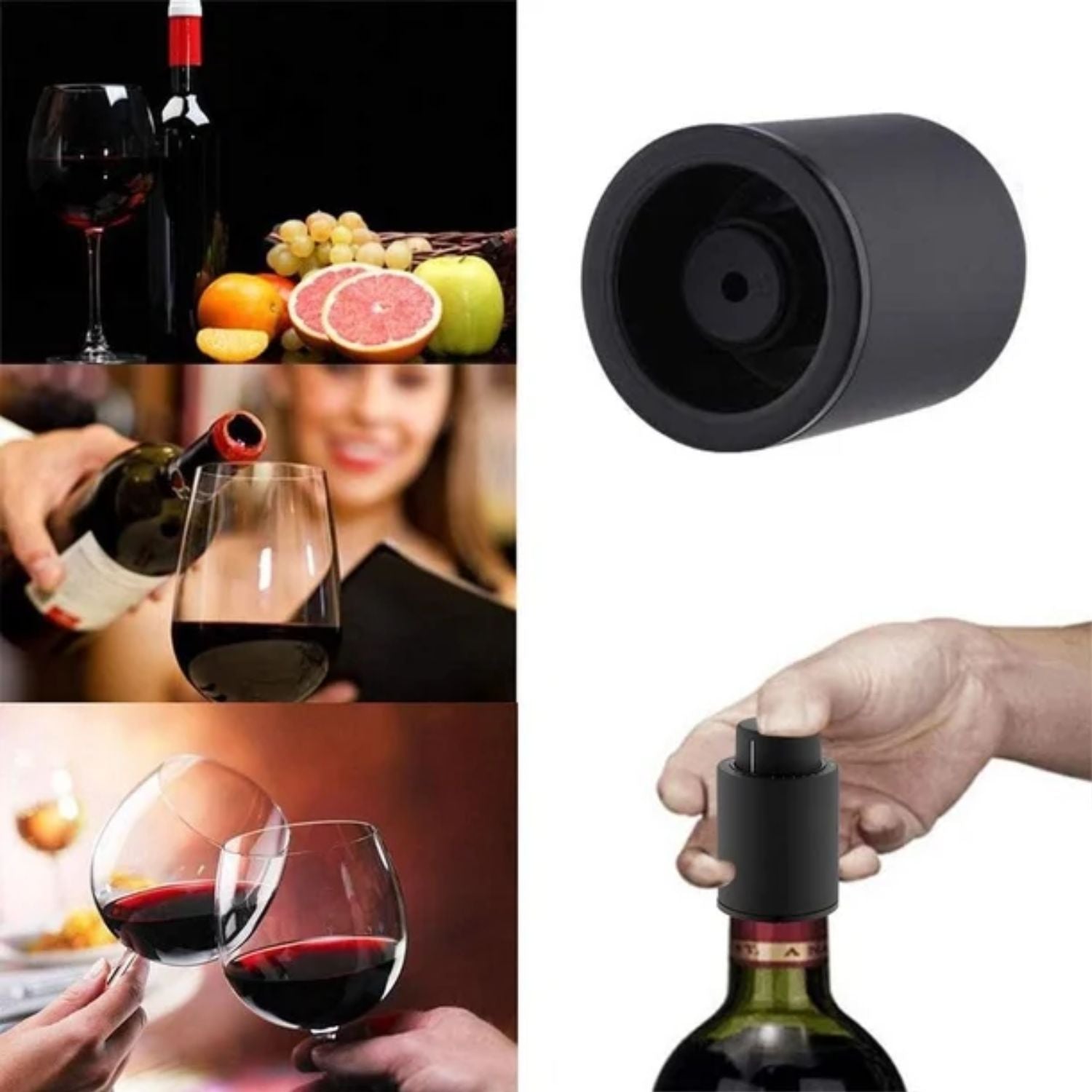 Tapón de Vino con Sellado al Vacío Wine