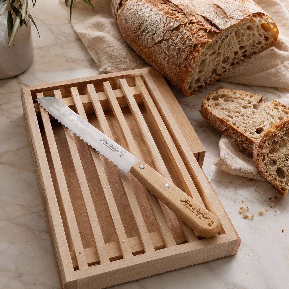 Tabla de pan con cuchillo Laguiole Jean Dubost