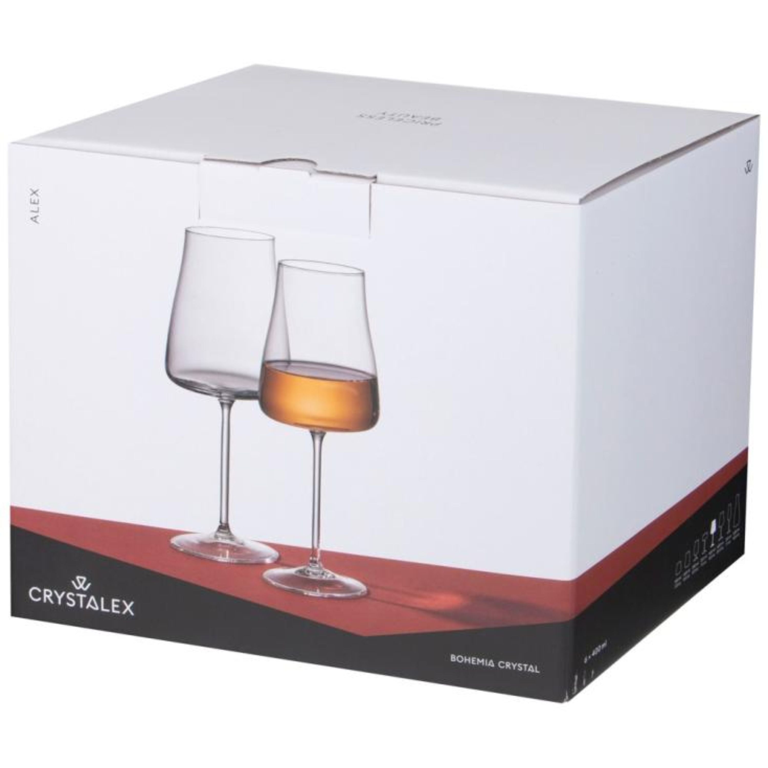 CRYSTALEX SET 6 COPAS VINO BLANCO ALEX 400 ML