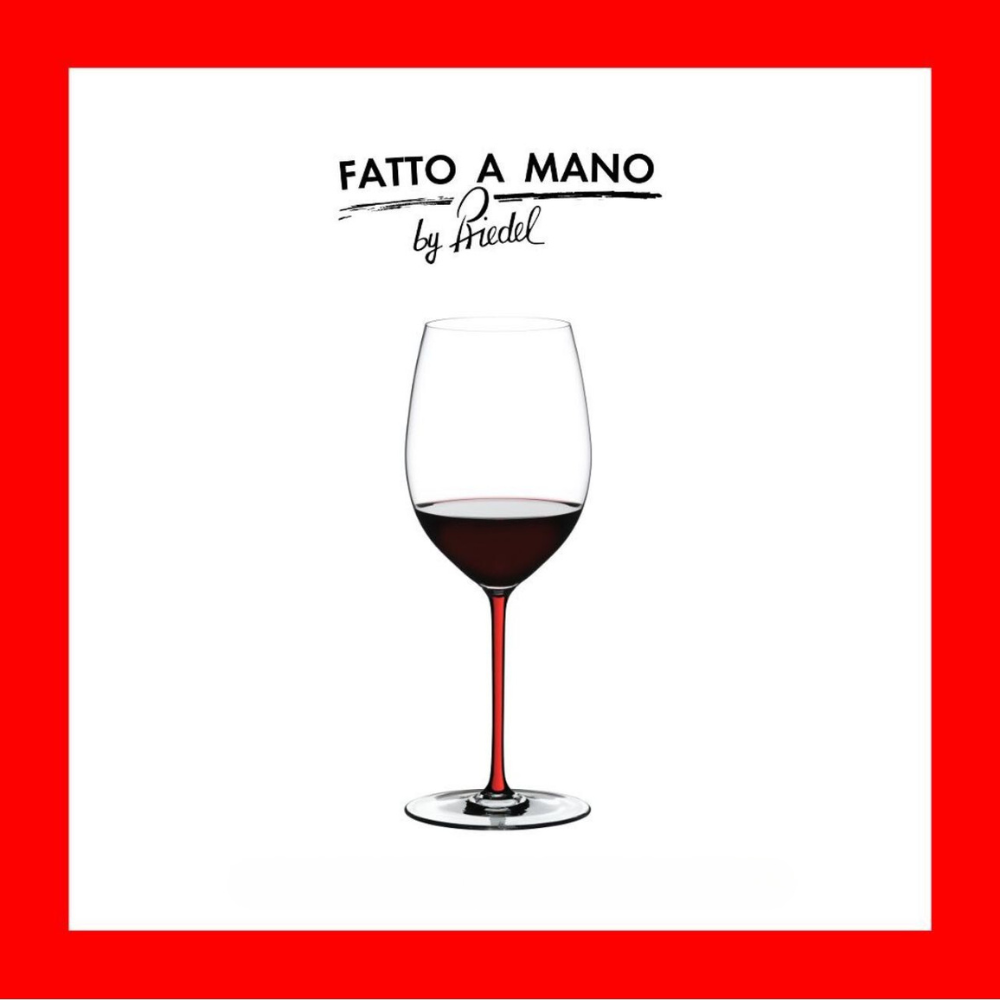 PREVENTA RIEDEL FATTO A MANO TALLO ROJO CABERNET/MERLOT