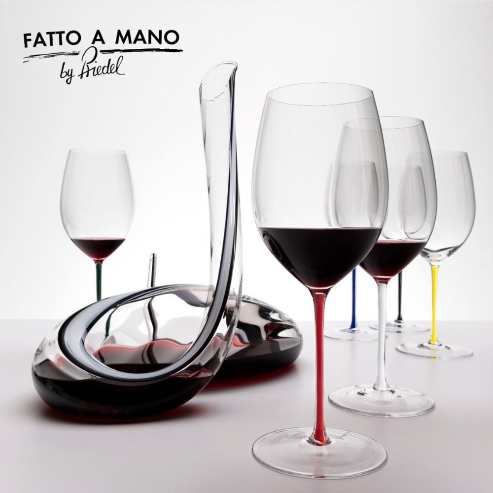 PREVENTA COPA RIEDEL FATTO A MANO TALLO NEGRO CABERNET/MERLOT
