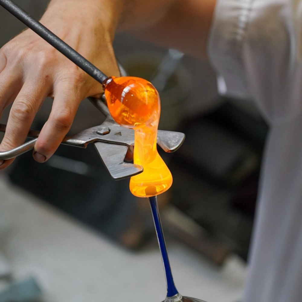 RIEDEL COPA FATTO A MANO BASE NEGRA CABERNET/MERLOT