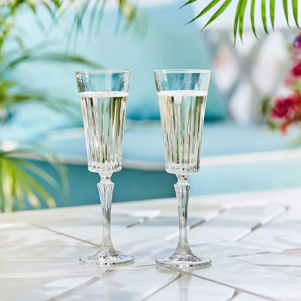 RCR SET 6 COPAS CHAMPAGNE TIMELESS