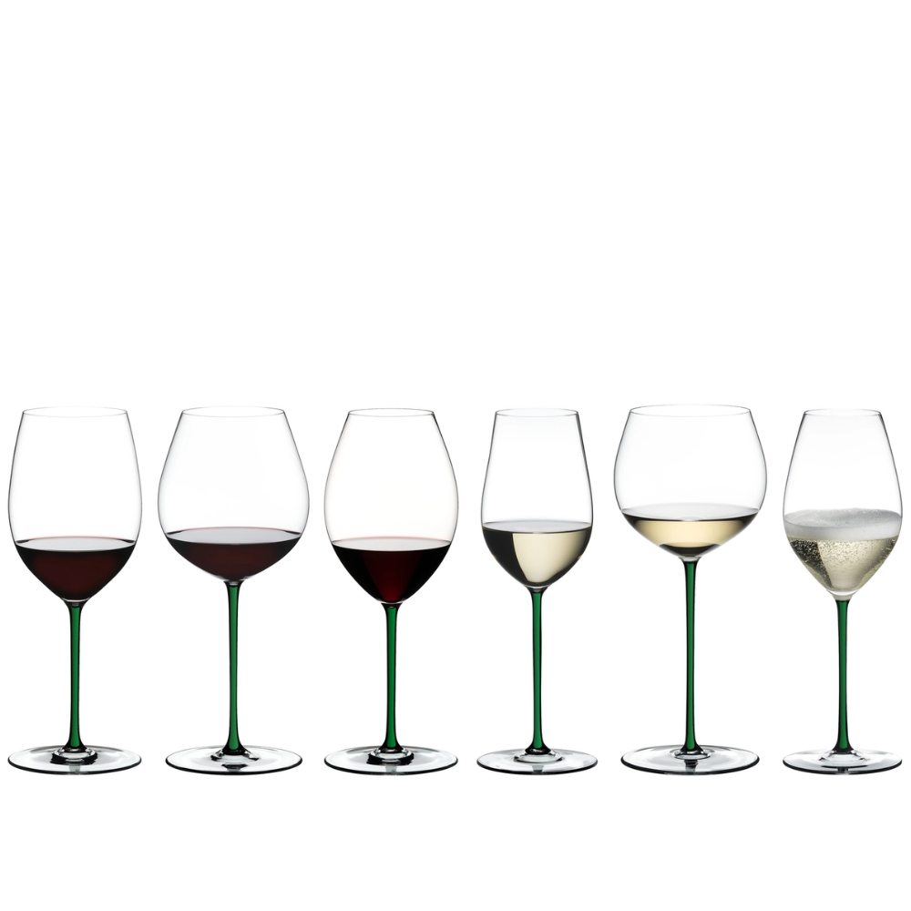 PREVENTA COPA RIEDEL FATTO A MANO TALLO VERDE CABERNET/MERLOT