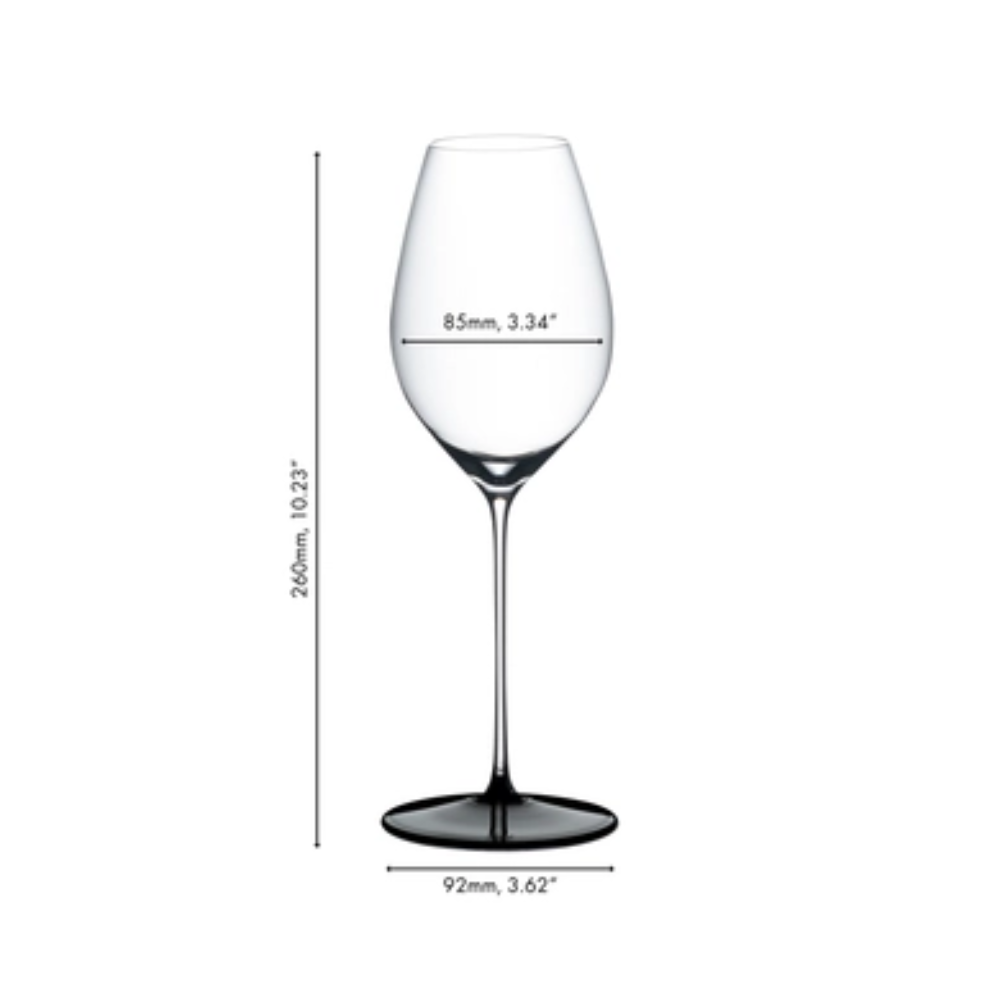RIEDEL COPA FATTO A MANO BASE NEGRA CHAMPAGNE/SAUVIGNON BLANC